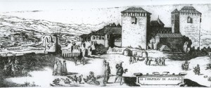 Alcázar y murallas de Madrid en 1534